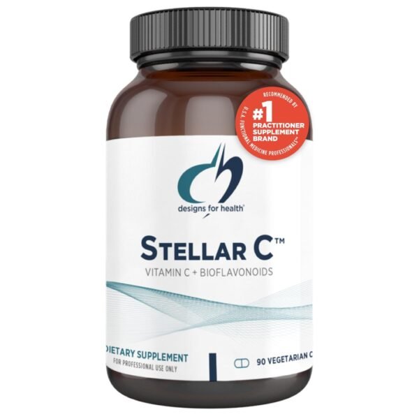 Designs for Health Stellar Vitamin C + Quercetin Supplements - Citrus Bioflavonoids + Quercetin with Vitamin C and Zinc