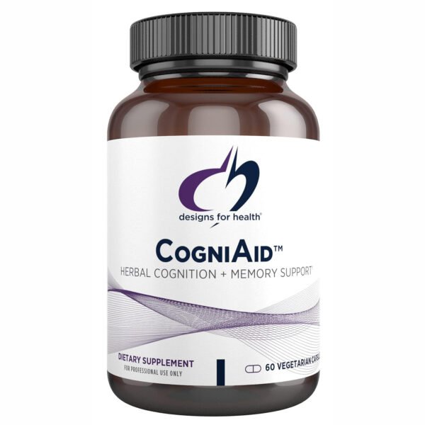 Designs for Health CogniAid - Herbal Memory + Mood Formula with Green Tea Extract